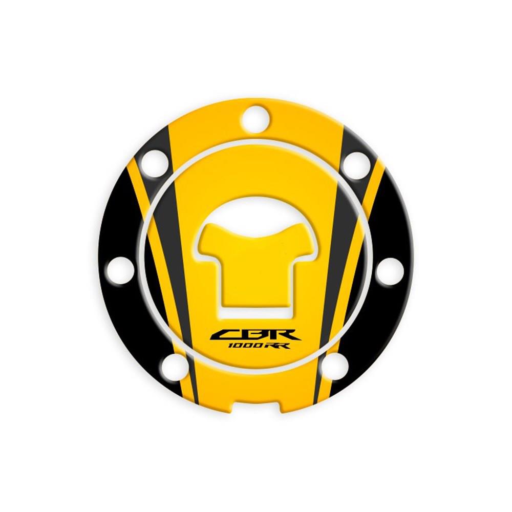 Honda CBR 1000rr Sarı Siyah Depo Kapağı Pad 2008-2013