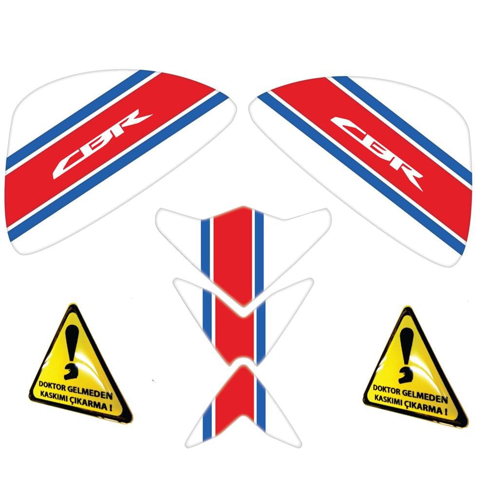 HONDA CBR 125/250 HRC TANK PAD+YAN PAD SET