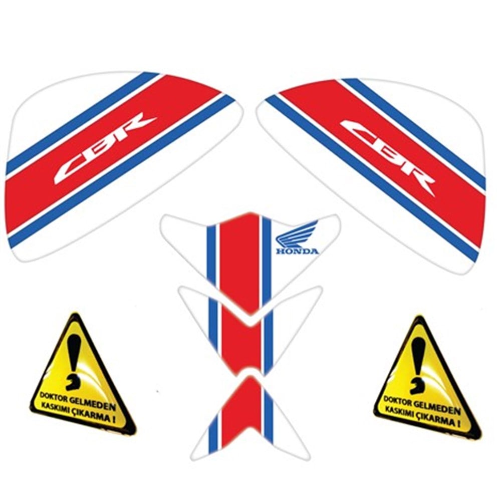 HONDA CBR 125/250 HRC TANK PAD+YAN PAD SET