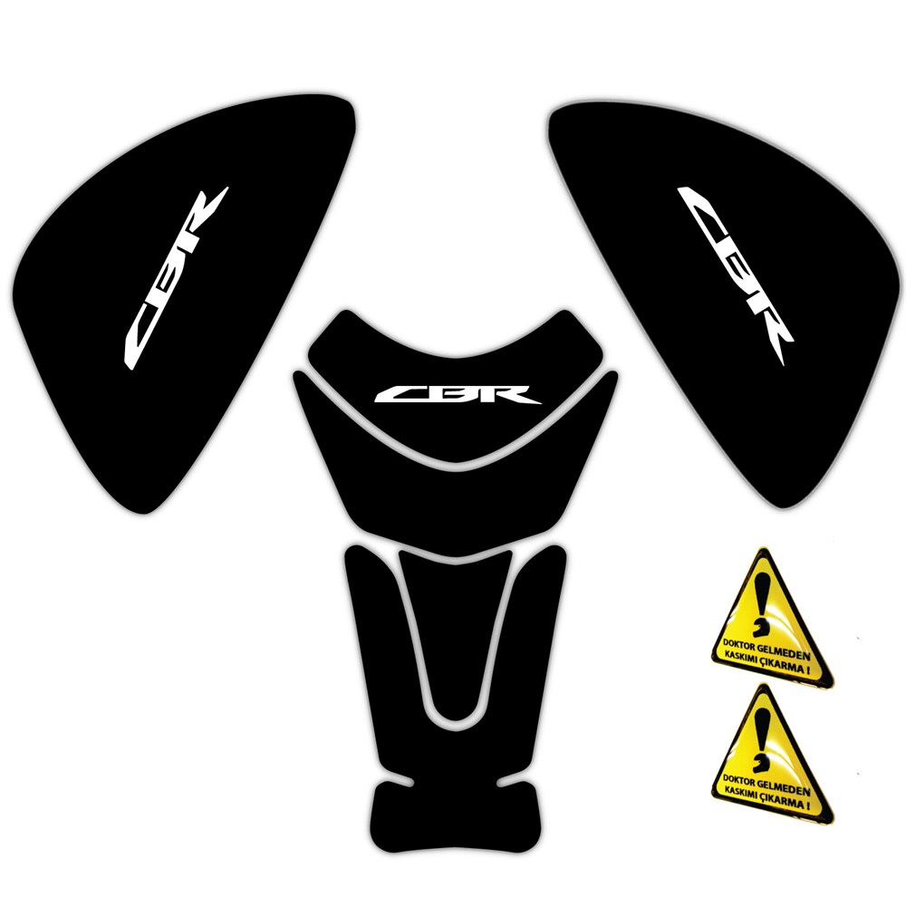 HONDA CBR 125/250 TANK PAD+YAN PAD SET SİYAH