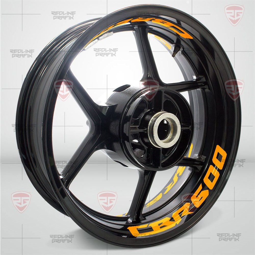 Honda CBR 600 Turuncu Jant Şeridi