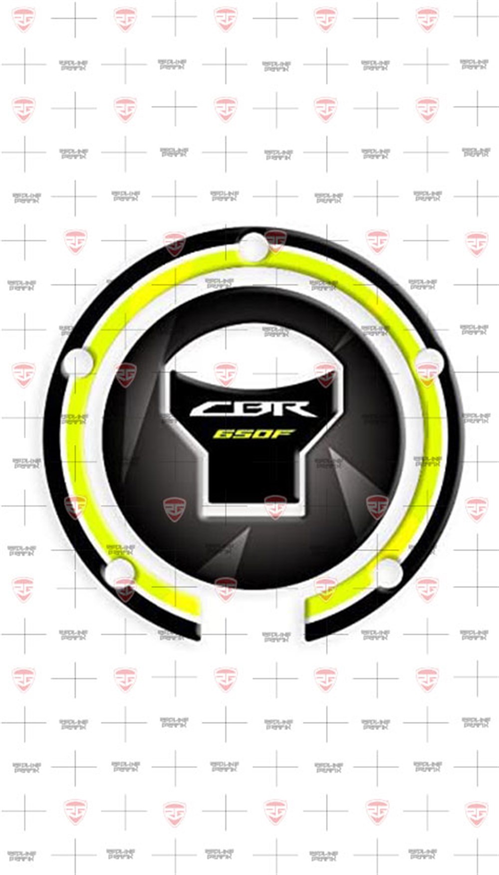 HONDA CBR 650 F sarı depo kapak pad 2014 – 2020 model 