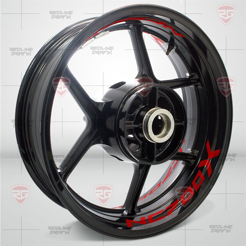 Honda NC700X Kırmızı Jant Şeridi