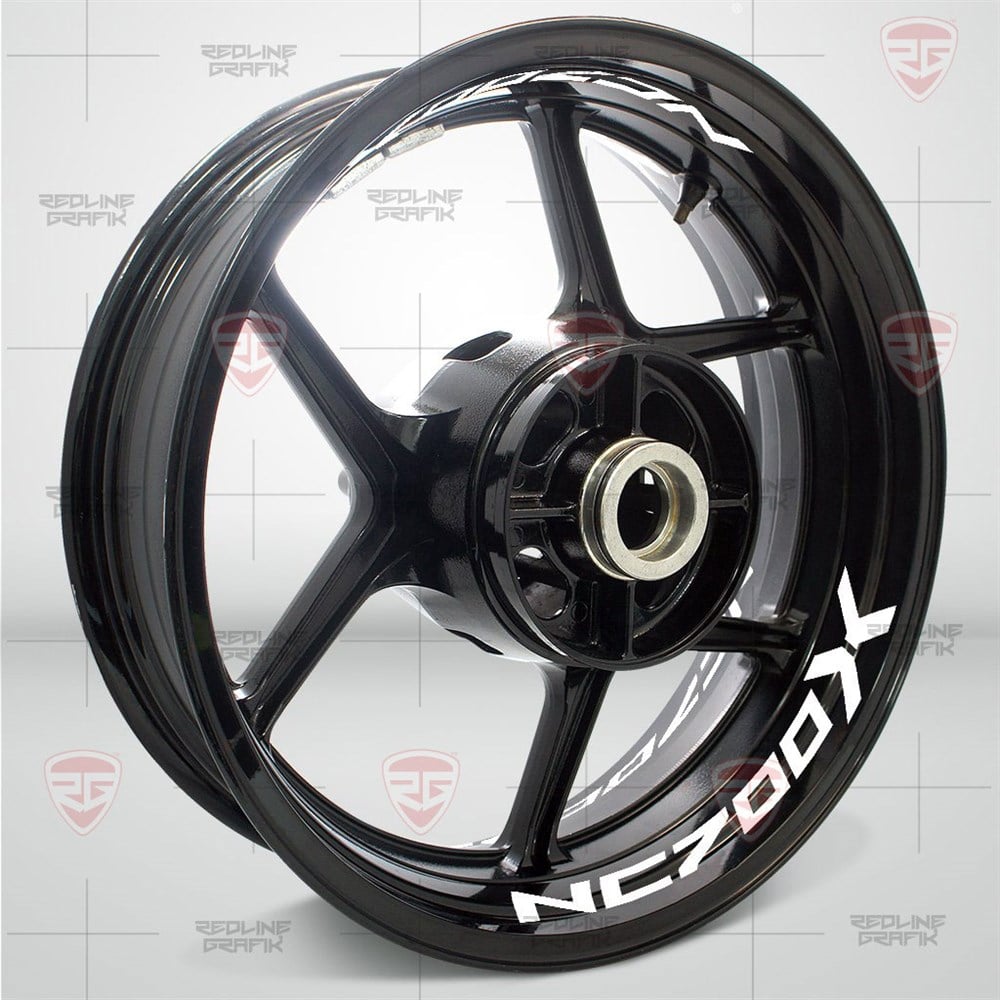 Honda NC700X Reflektif Beyaz Jant Şeridi
