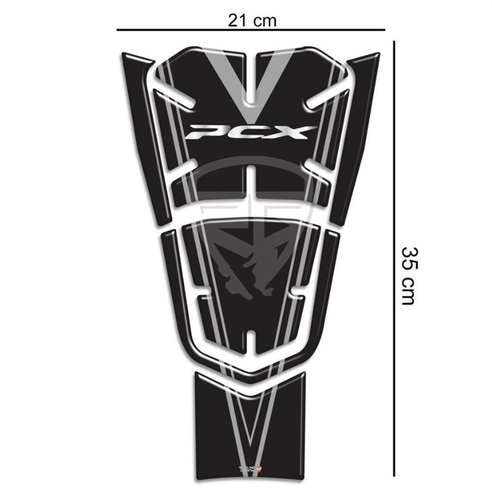 Honda Pcx 2021 Model Gri Siyah Tank Pad