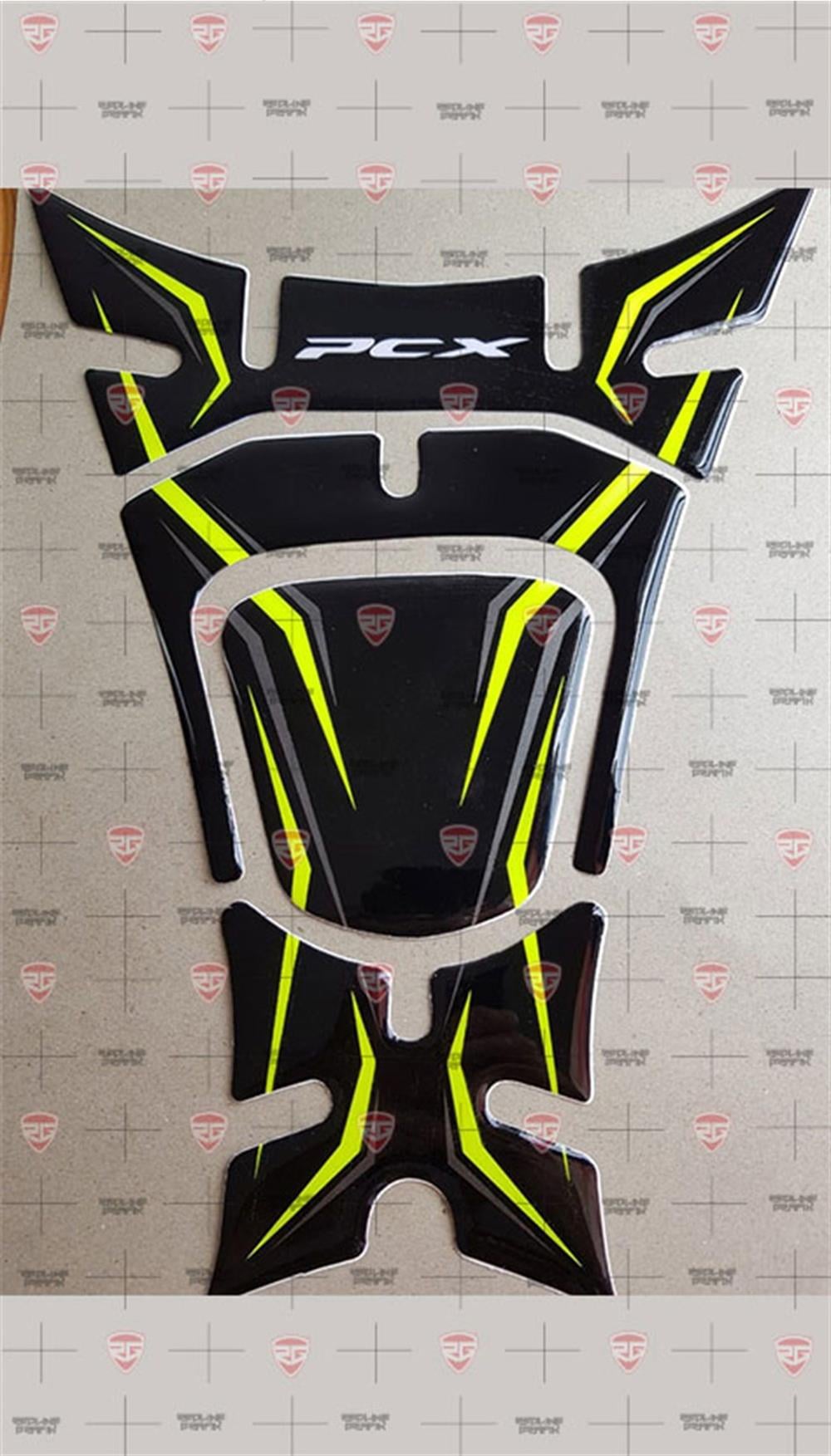 Honda Pcx Neon Sarı Tank pad