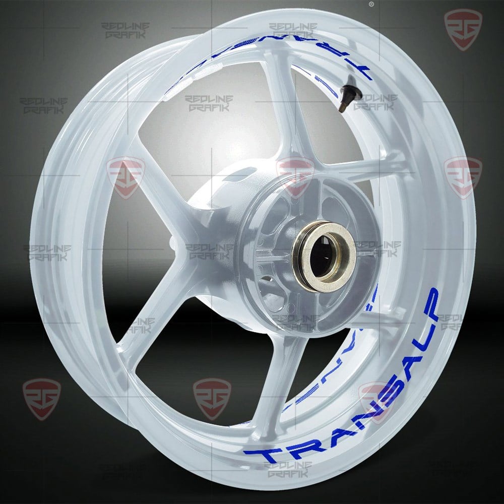 Honda Transalp Mavi Jant Şeridi