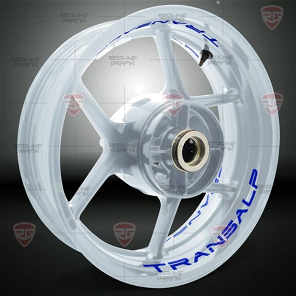 Honda Transalp Mavi Jant Şeridi