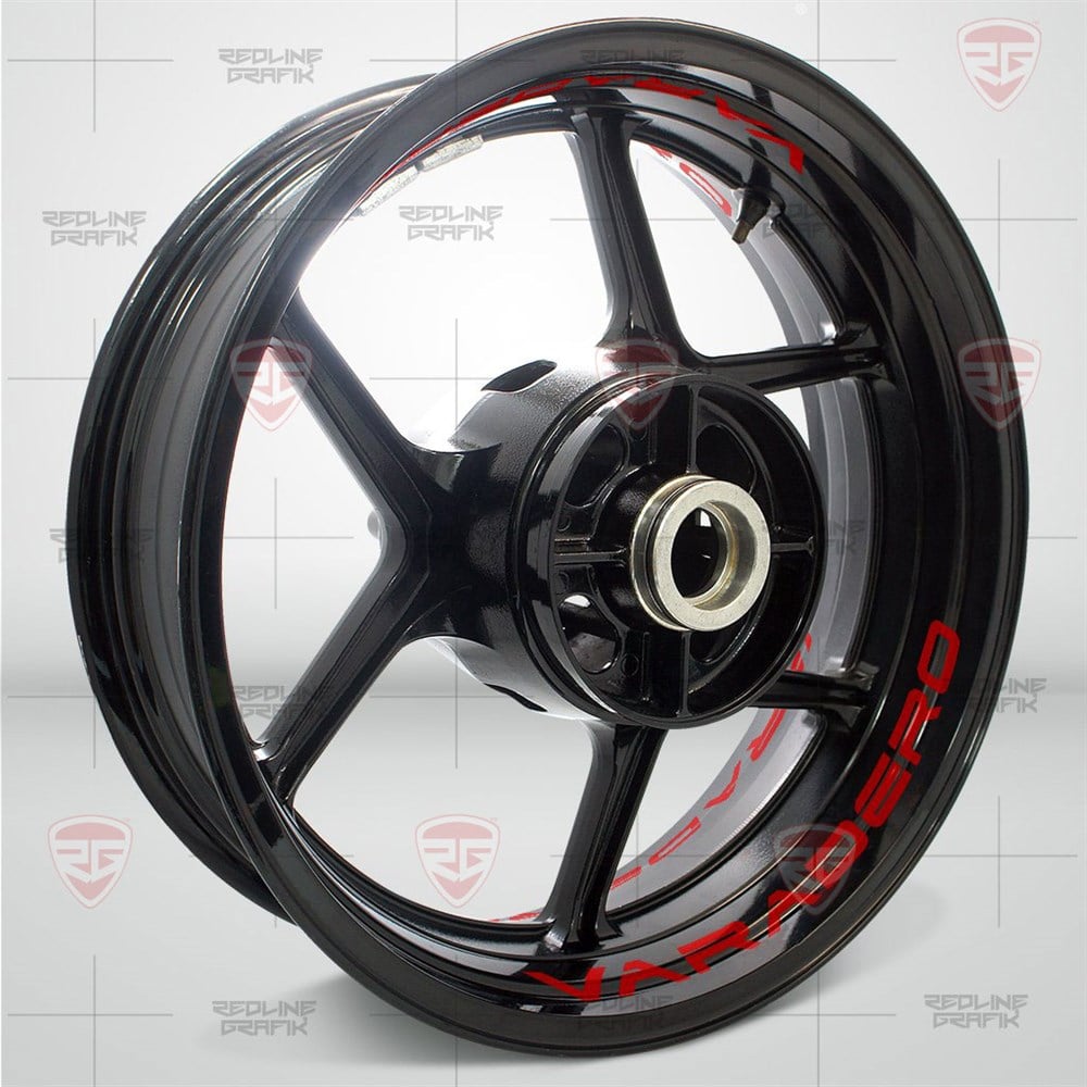 Honda Varedero Kırmızı Jant Şeridi