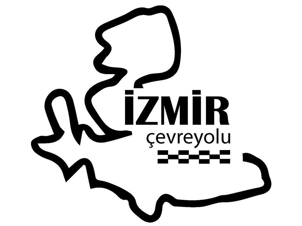 İzmir Çevreyolu Sticker - Ücretsiz Kargo