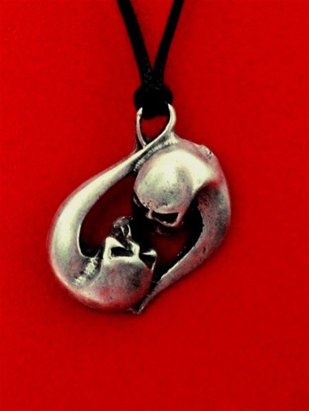 İkili Kuru Kafa Kolye