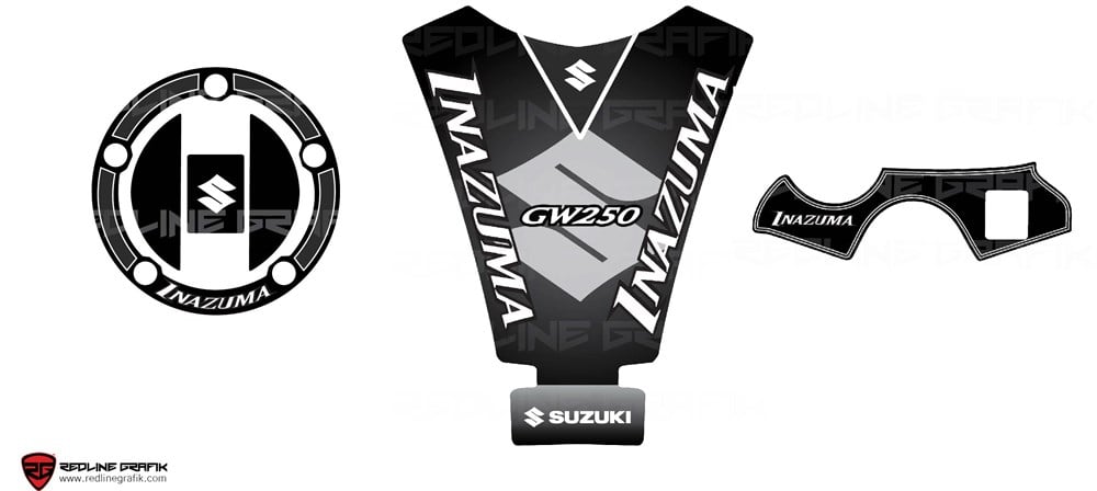 İnazuma Siyah Sticker Set