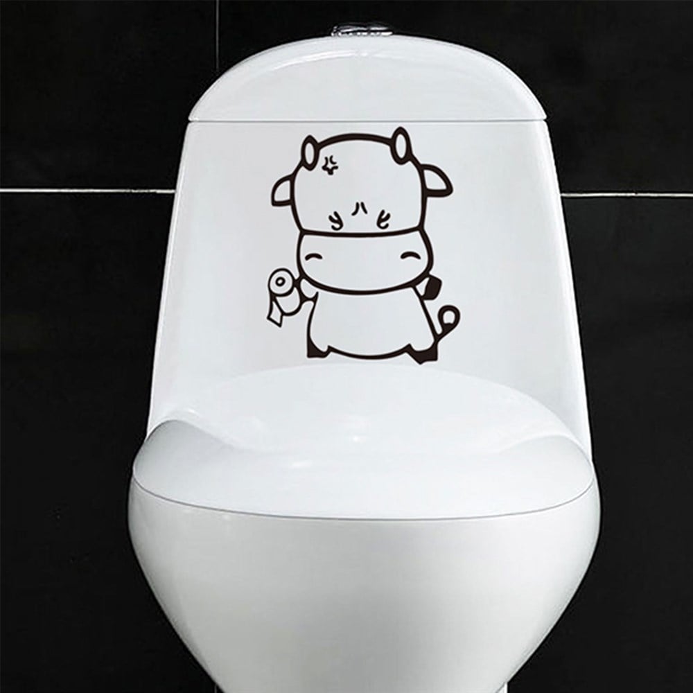 İnek Klozet Sticker