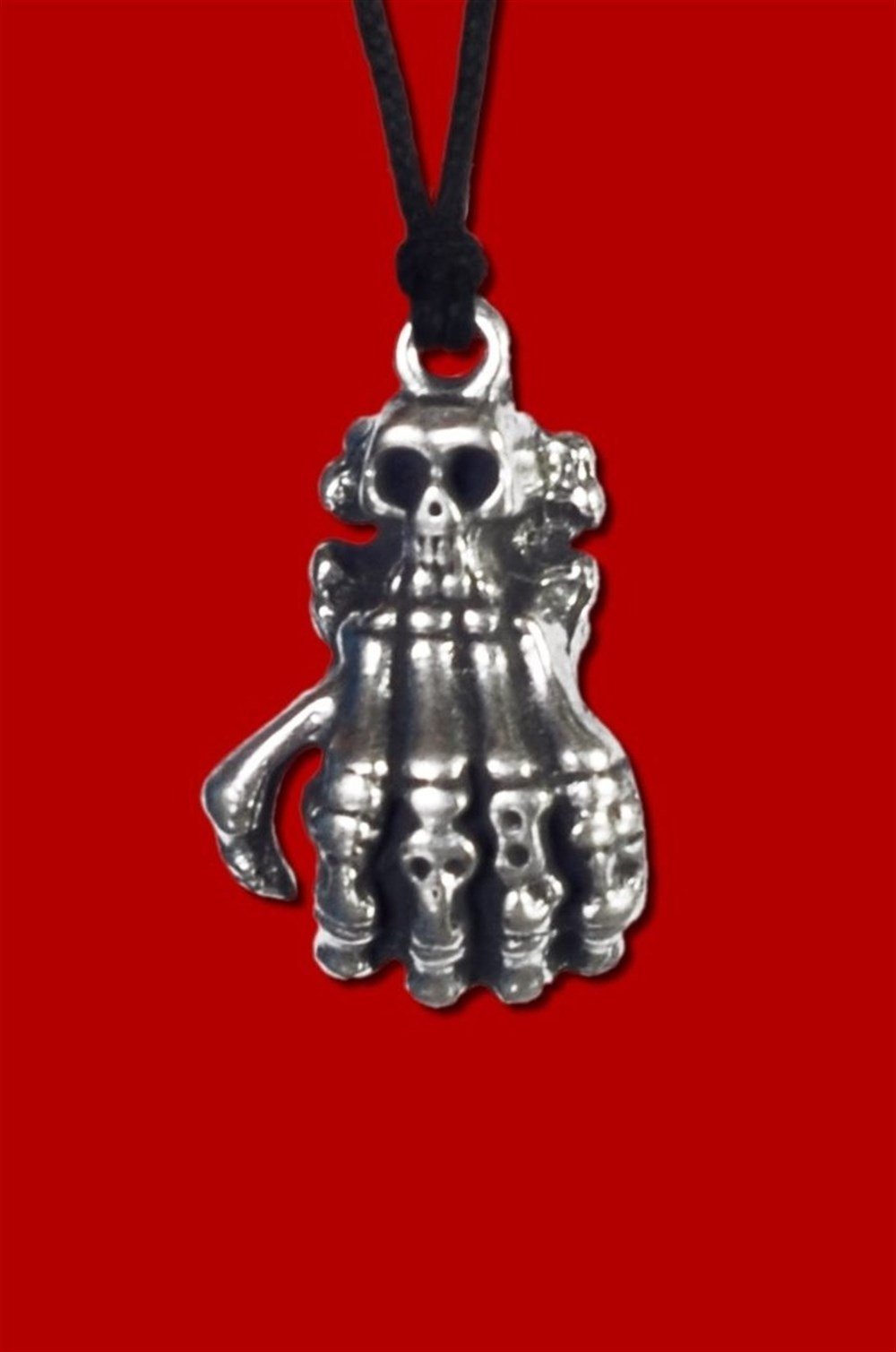 İskelet Eli Kolye