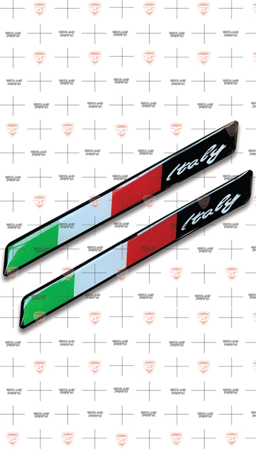 Italya 2'li 3D Damla Sticker 