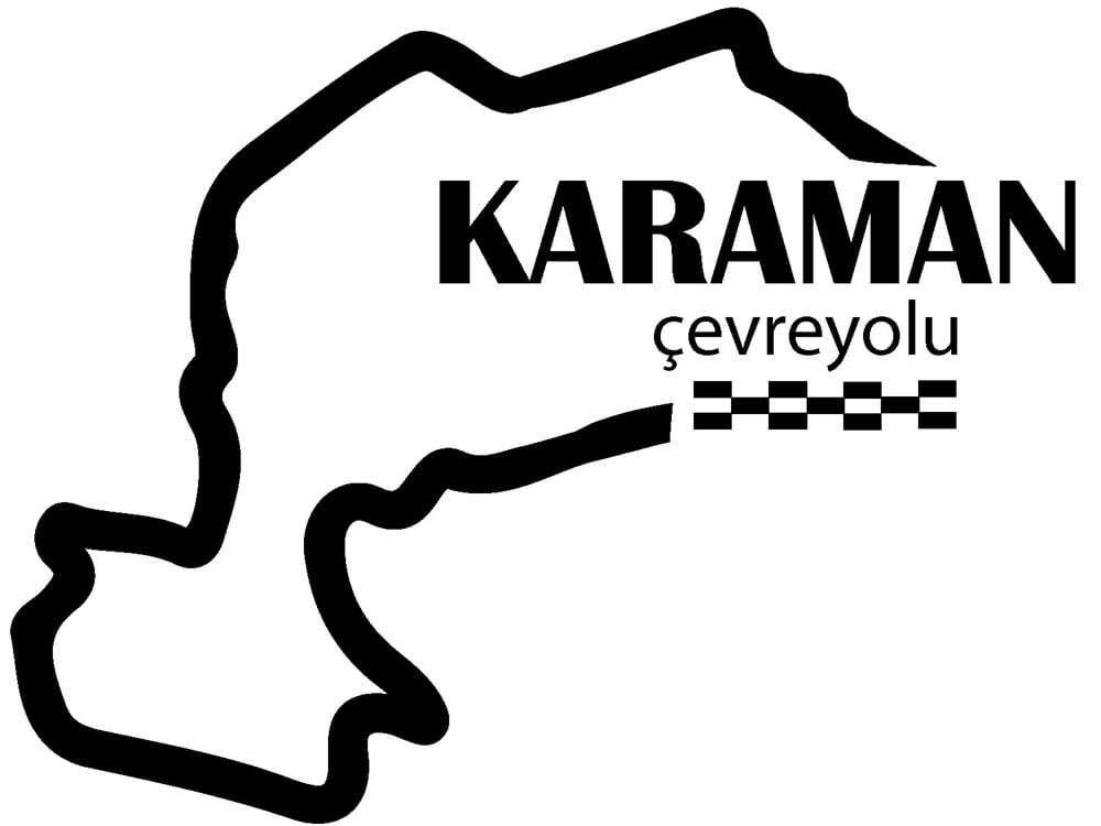 Karaman Çevreyolu Sticker - Ücretsiz Kargo 