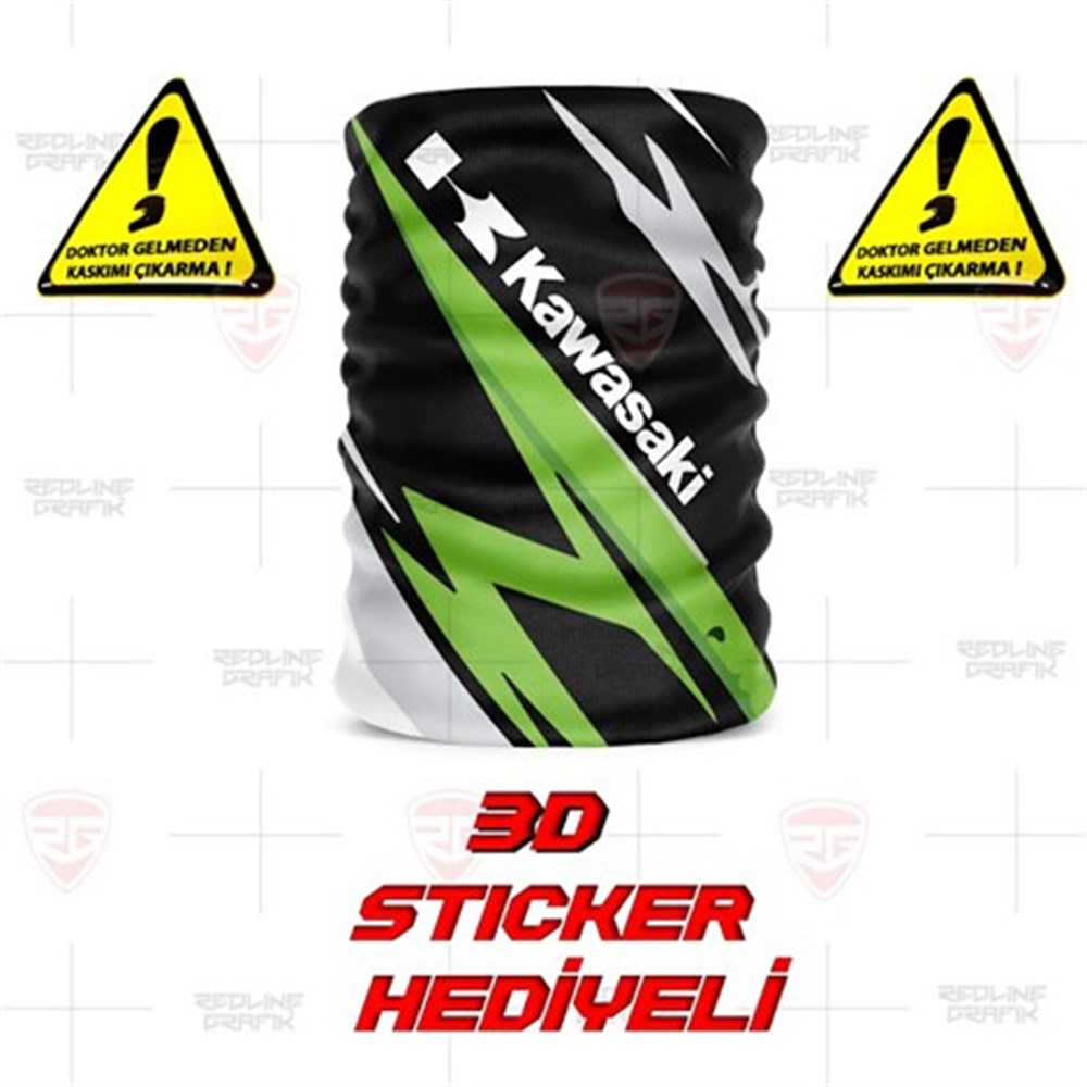 Kawasaki Bandana Balaklava Buff