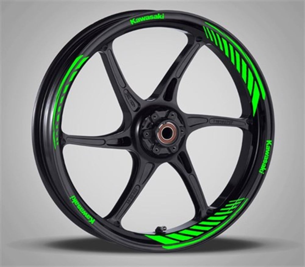 Kawasaki Full Yeşil Jant Şerit Takımı