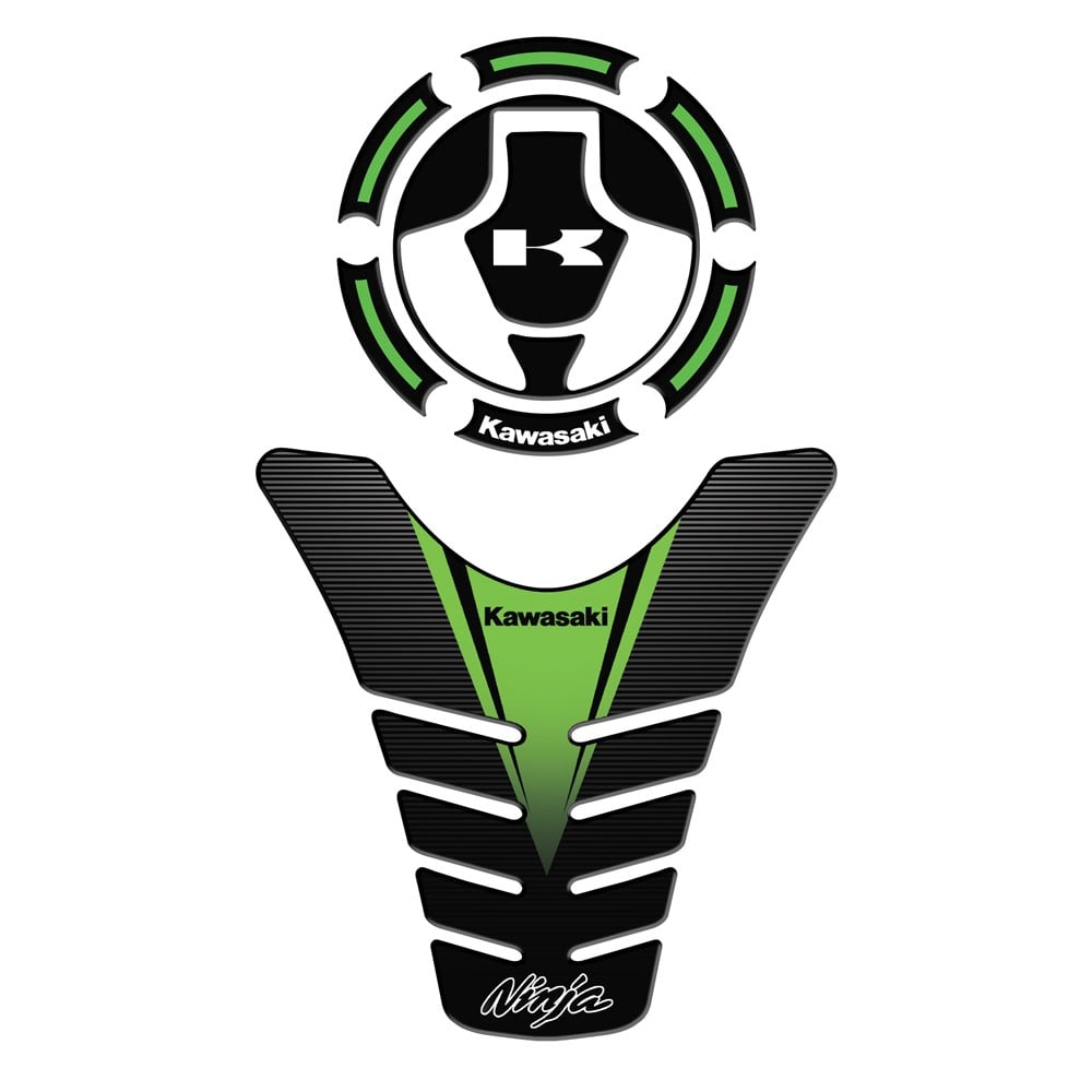 Kawasaki Ninja 250 Tank Pad Seti Yeşil