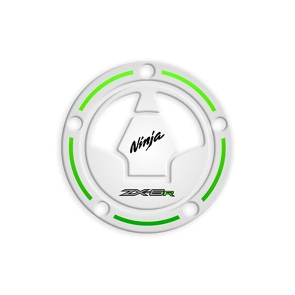Kawasaki Ninja ZX6R Beyaz Depo Kapak Pad 