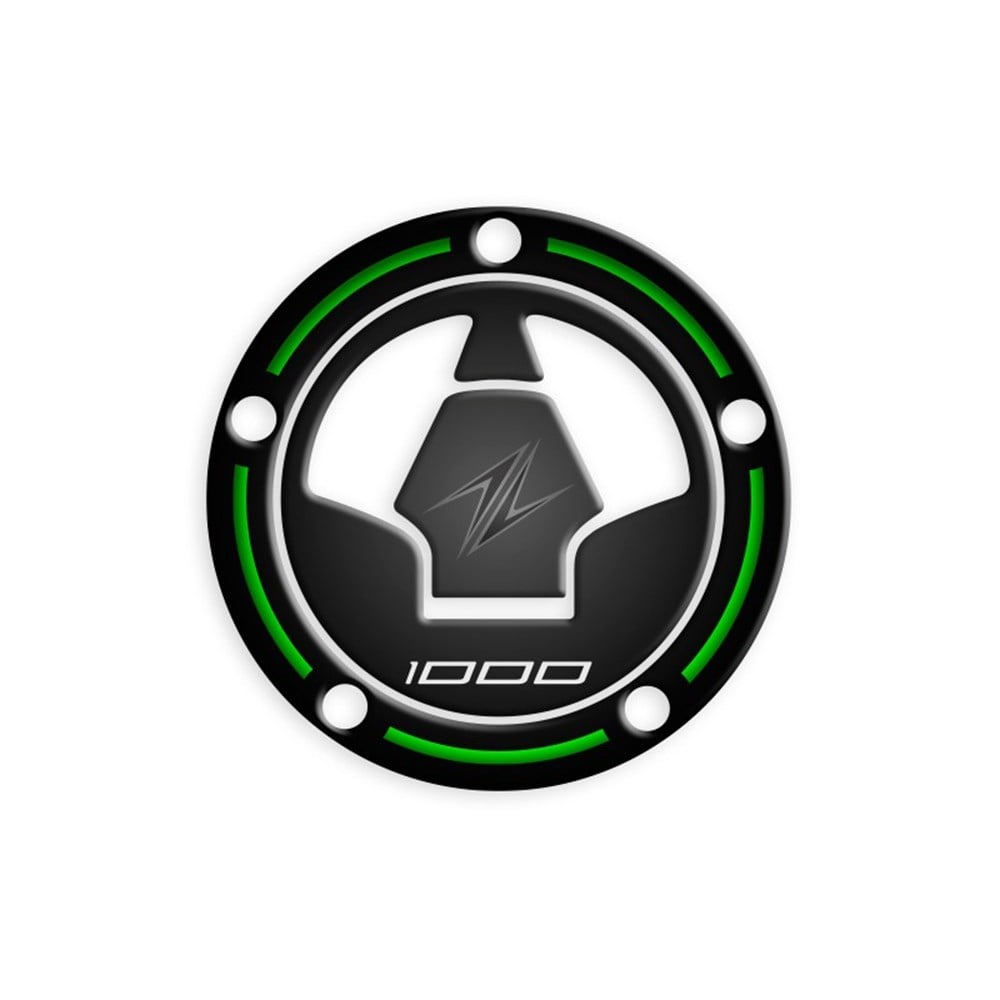Kawasaki Z1000 Yeşil Siyah Depo Kapak Pad 