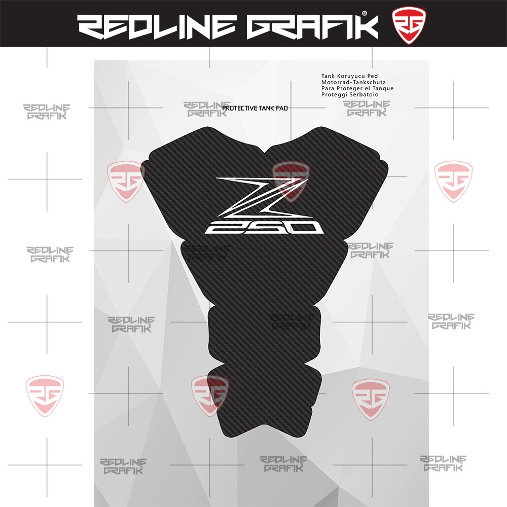 Kawasaki Z250 Tank Pad