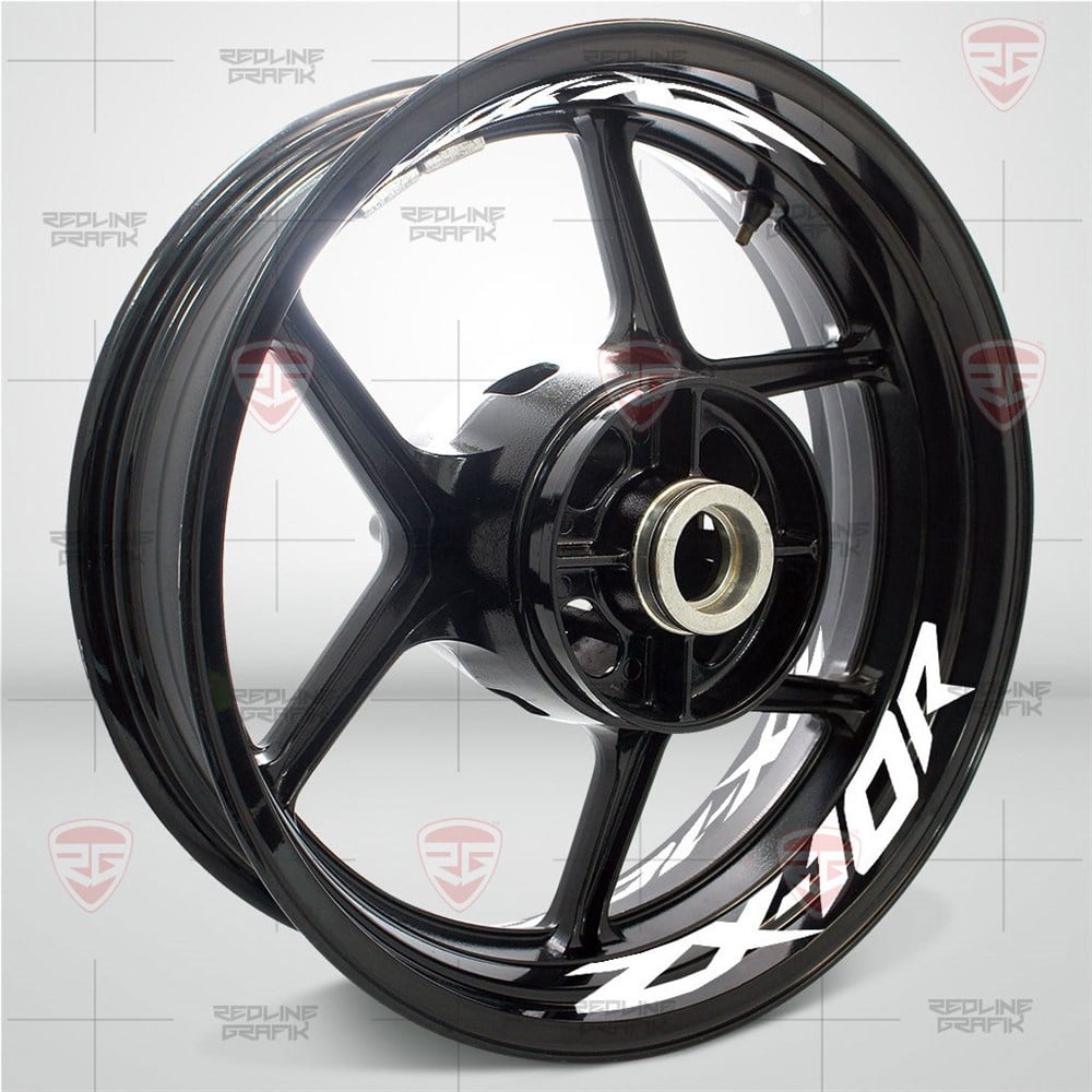 Kawasaki ZX10R Beyaz Reflektif Jant Şeridi