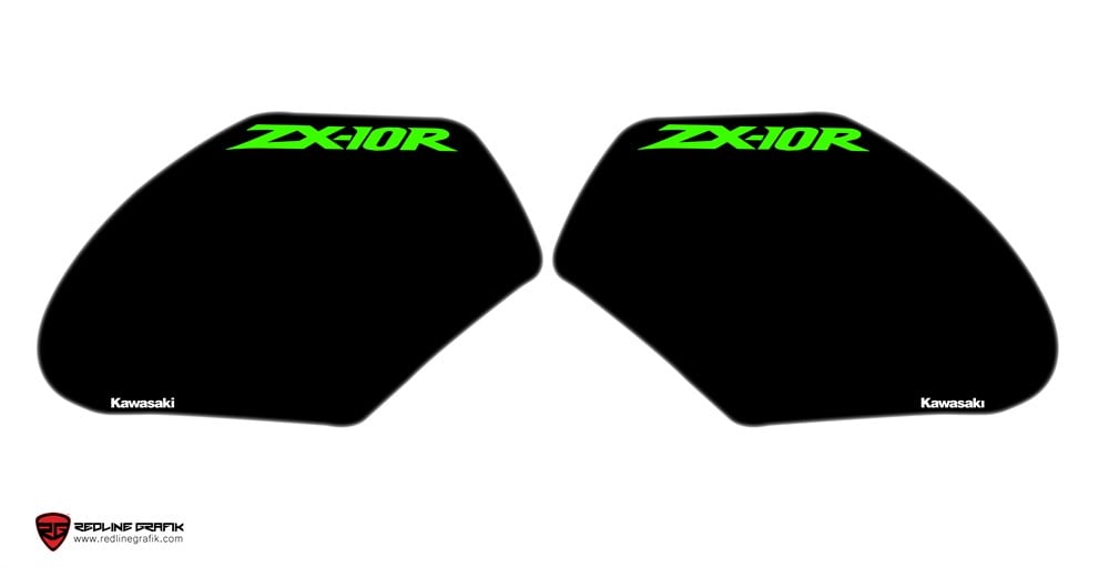 Kawasaki ZX10R Yan Sticker Seti 2009-15