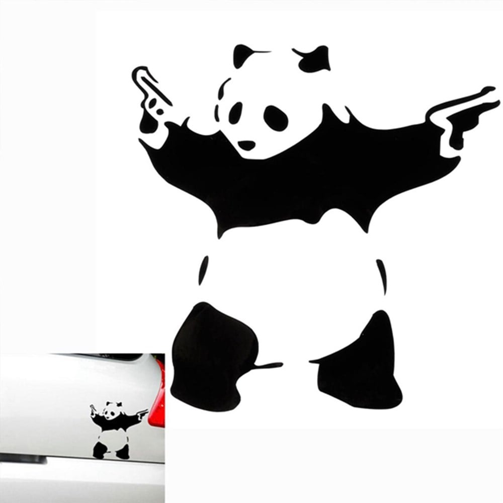 Kovboy Panda Priz Sticker