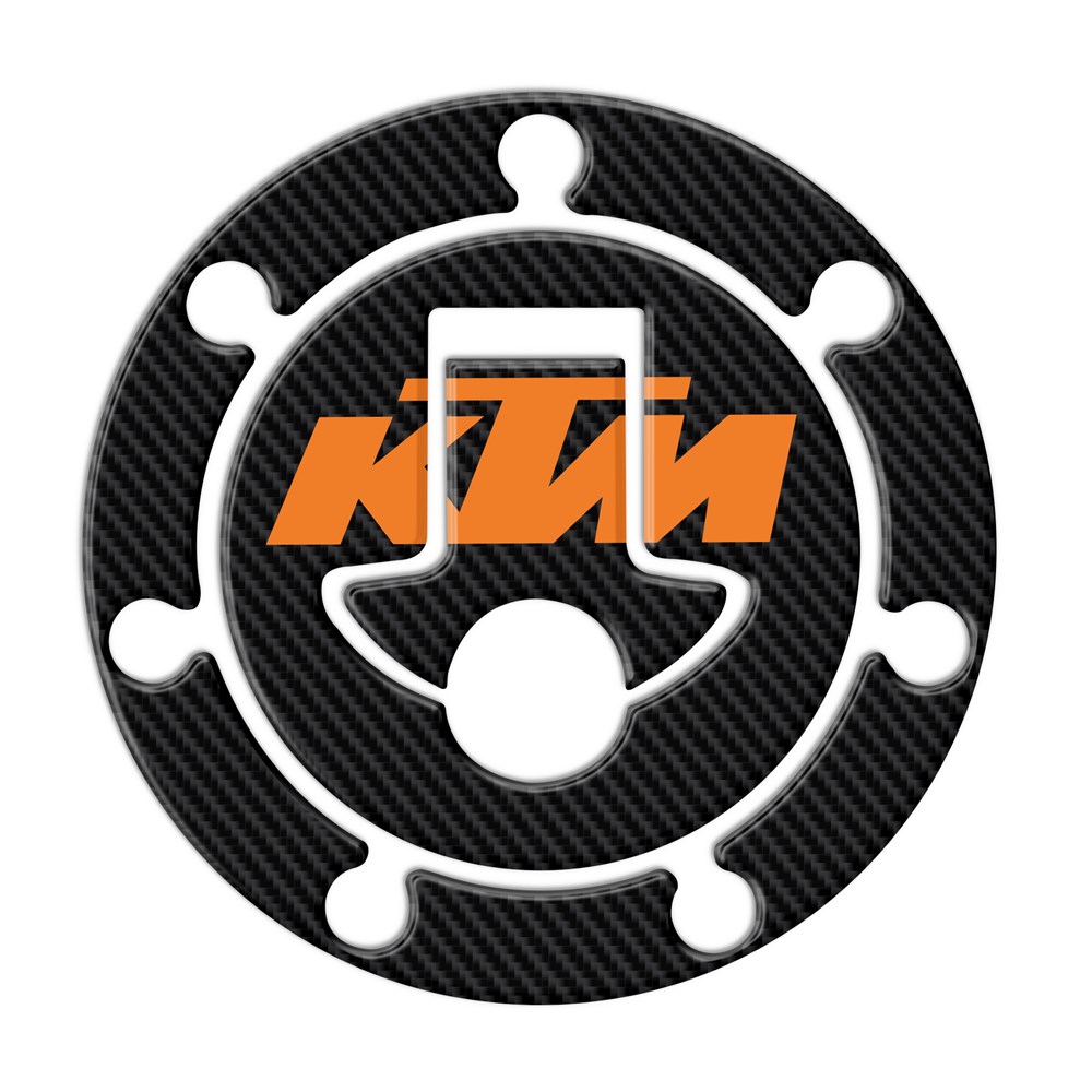 KTM DUKE 125-200-390 Karbon Depo Kapak Pad Sticker