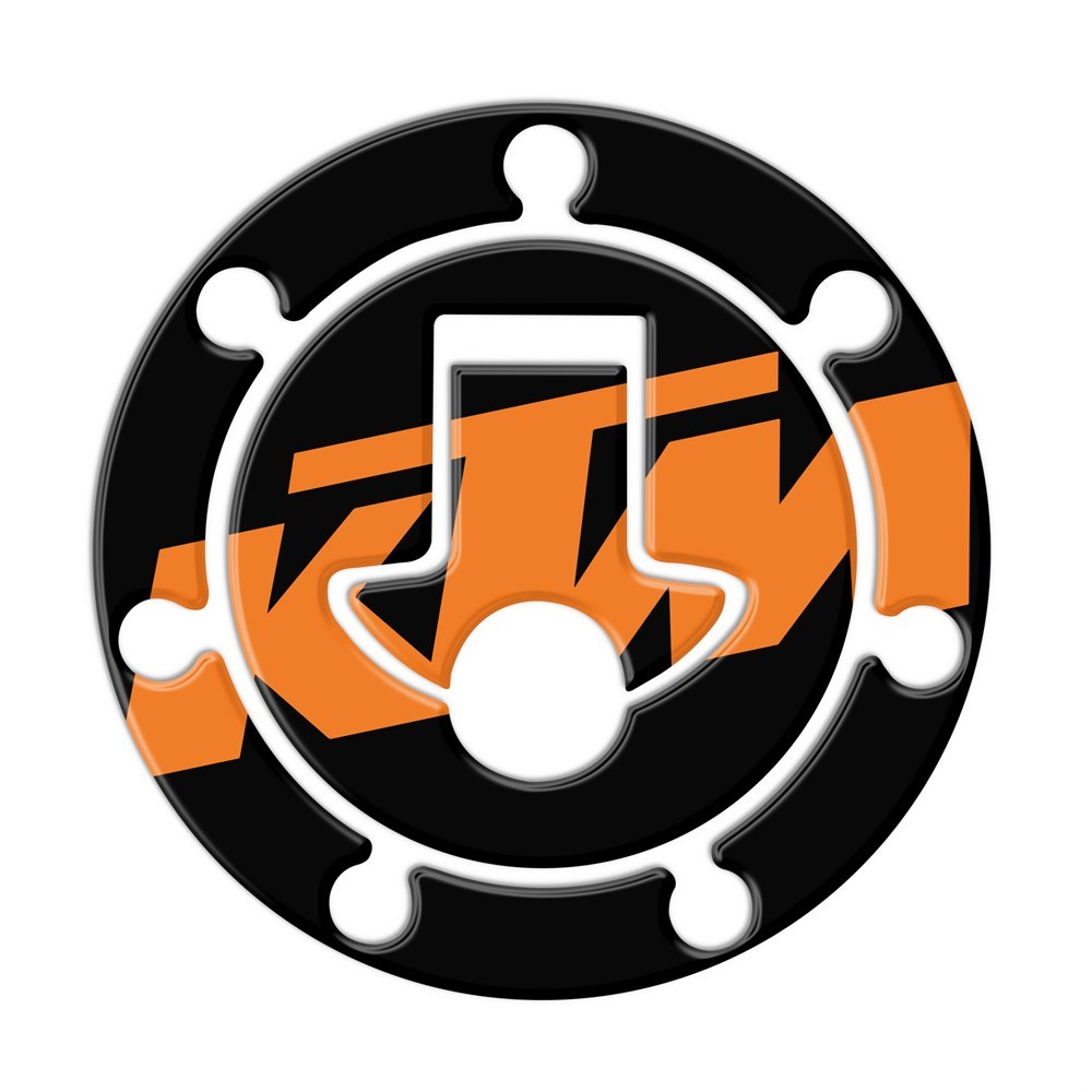 KTM DUKE 125-200-390 Siyah Depo Kapak Pad Sticker
