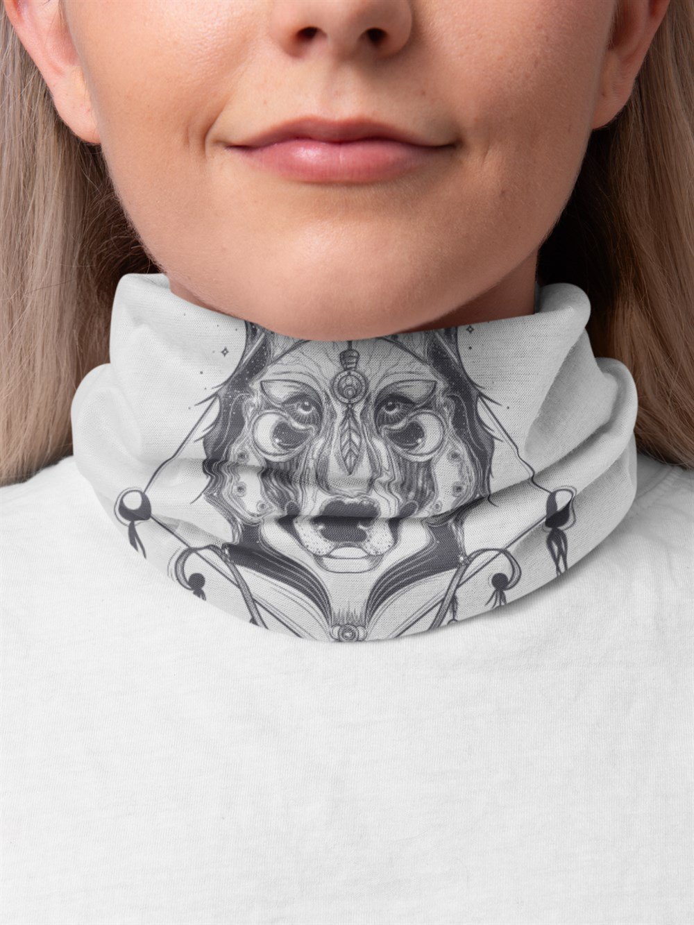 Kurt Bandana Saç Bandı Toka Boyunluk