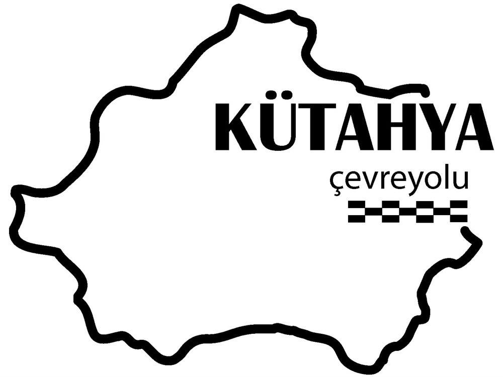 Kütahya  Çevreyolu Sticker - Ücretsiz Kargo 