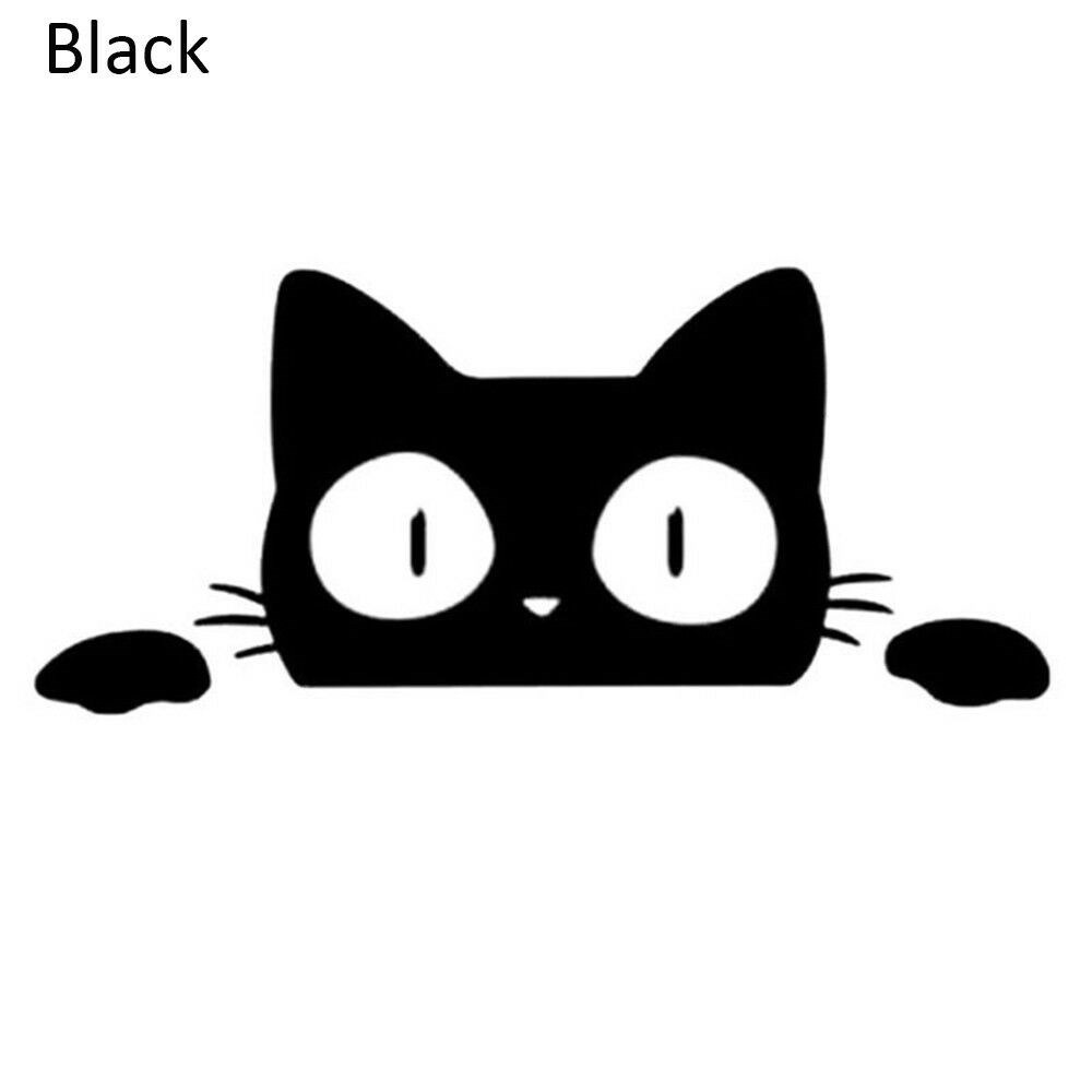 Meraklı Kedi Oto Sticker