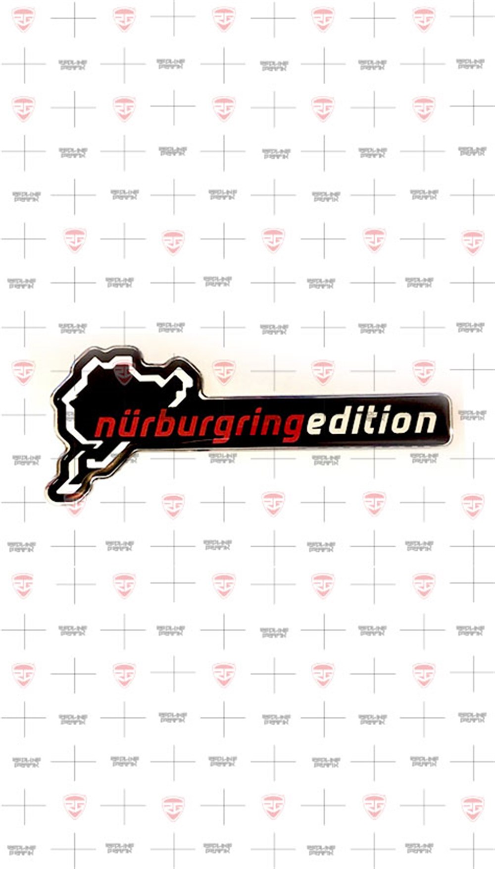 Nürburgring Edition gümüş 3D Sticker