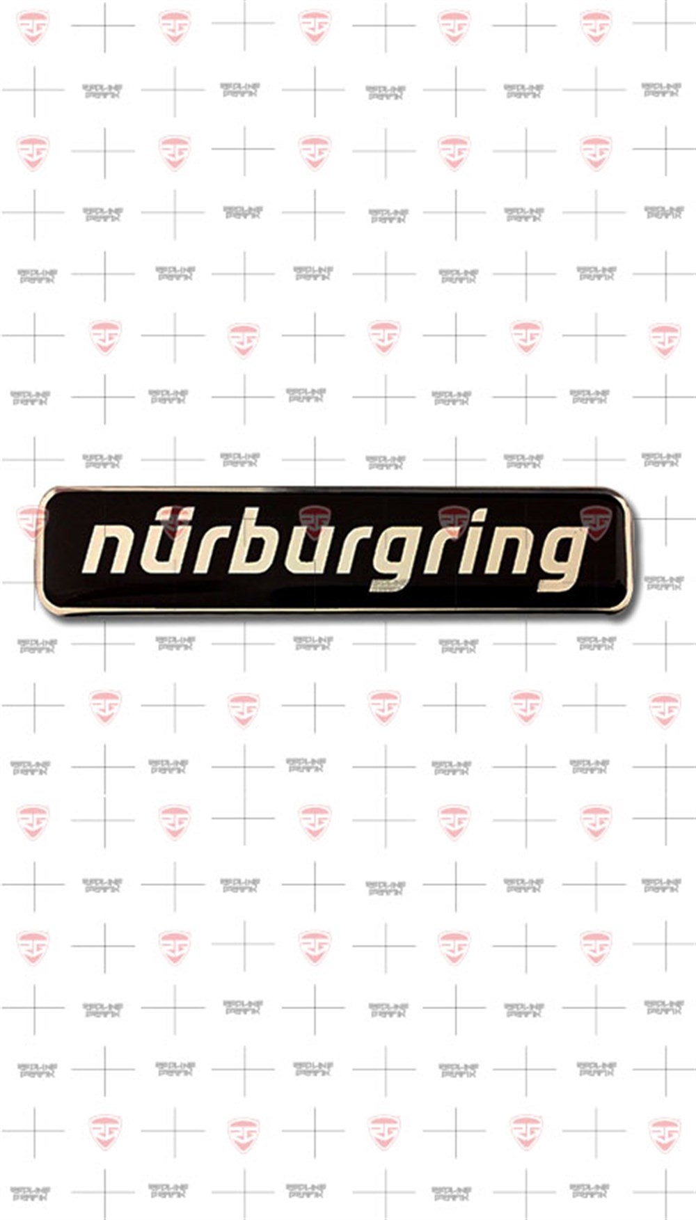 Nurburgring Gümüş 3D Sticker  