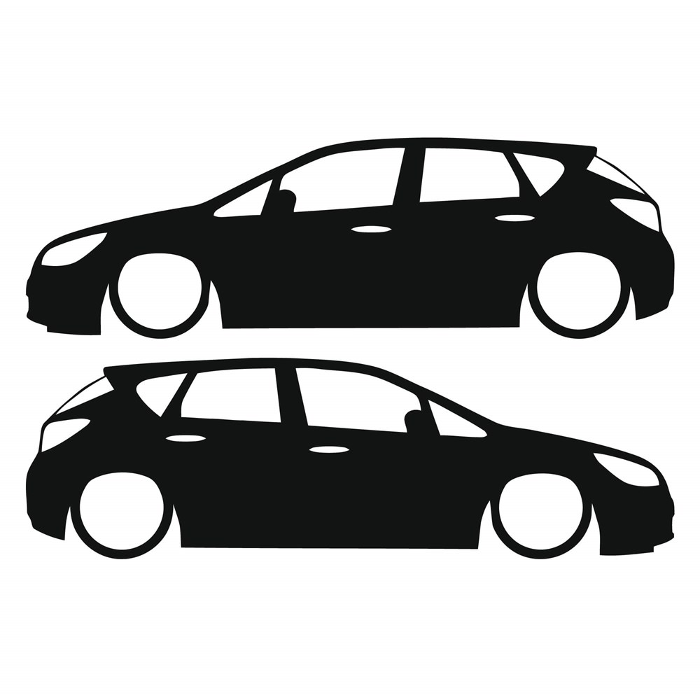 OPEL ASTRA J BASIK ARAÇ STİCKER 