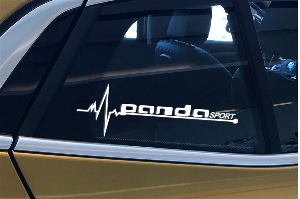 Panda Sport Sticker Beyaz 2 Adet