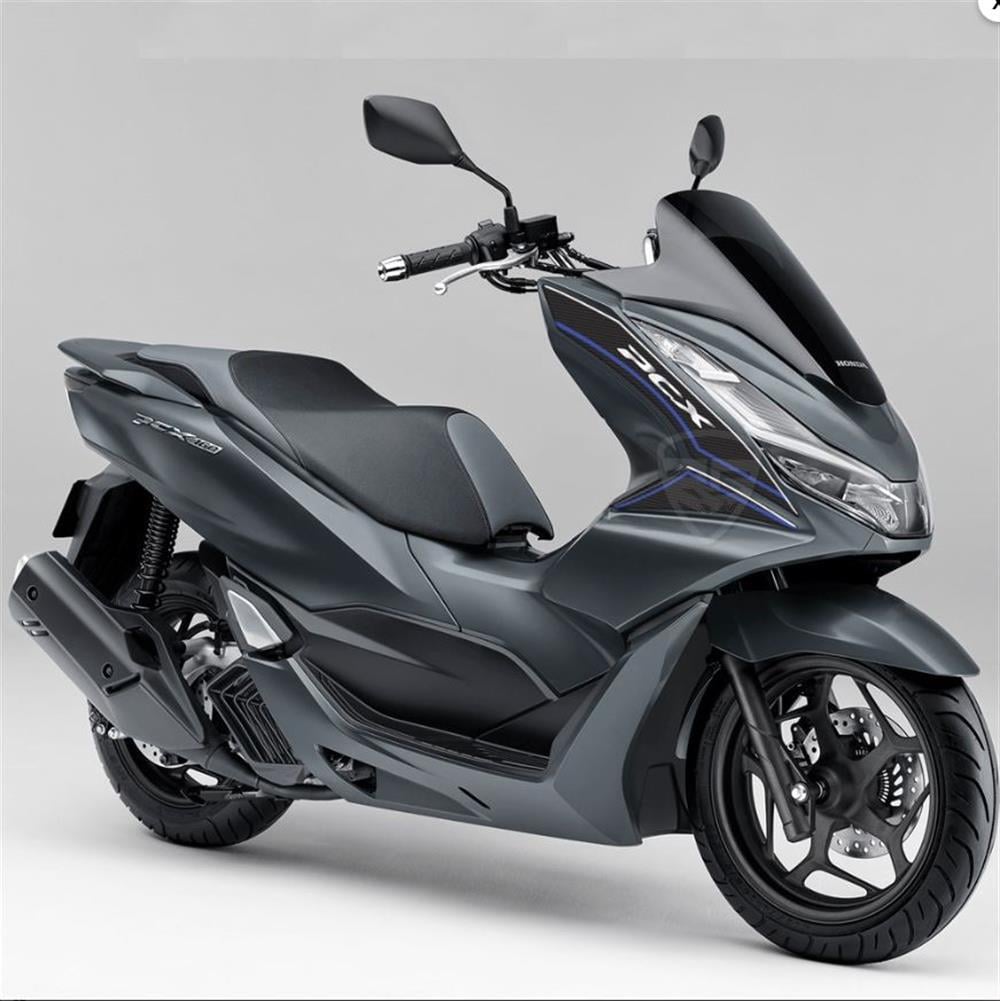 Pcx 125 2021 Karbon Desen Mavi Kafa Grenaj Pad 