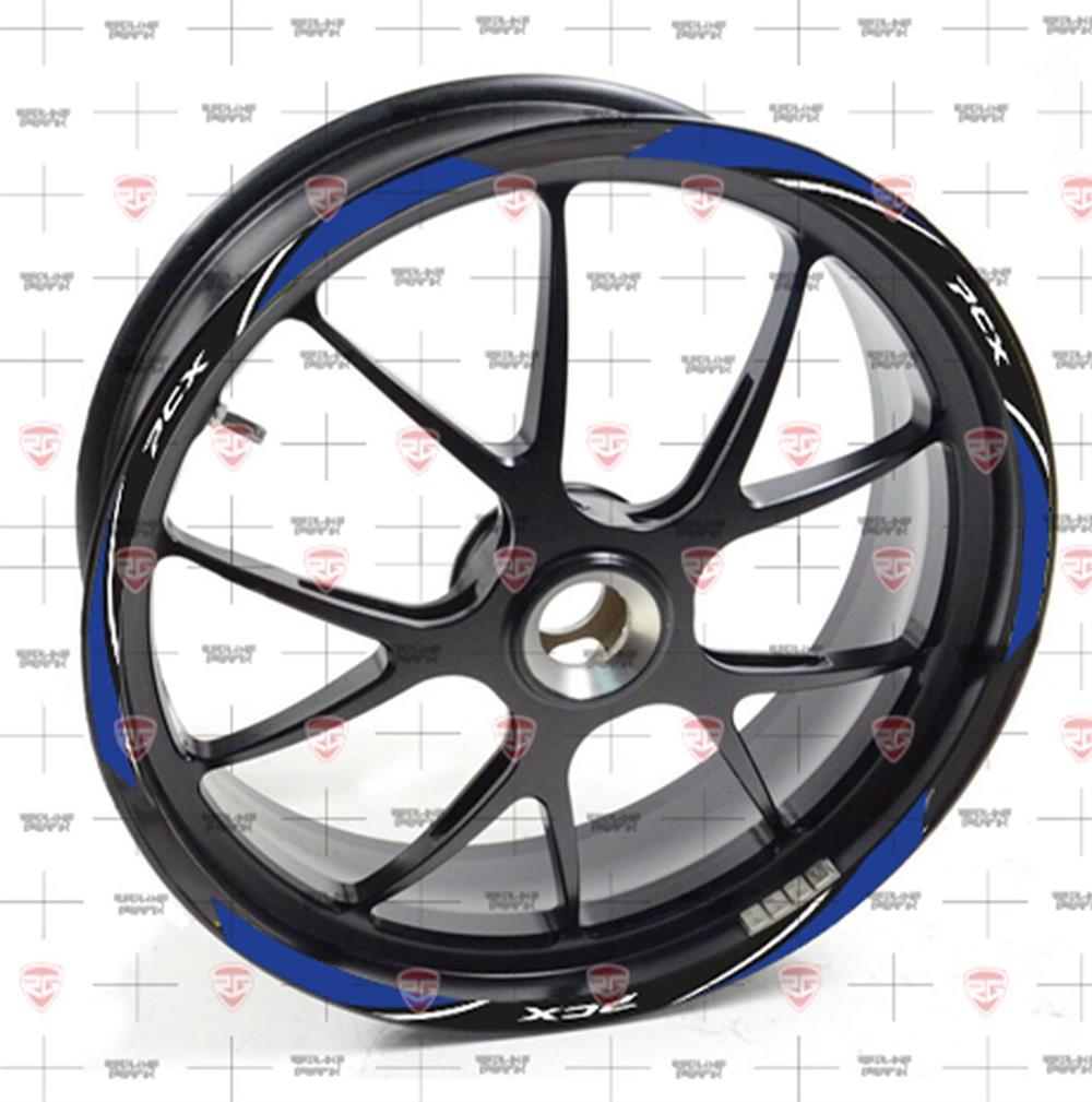 Pcx Reflektif Mavi Jant Şeridi