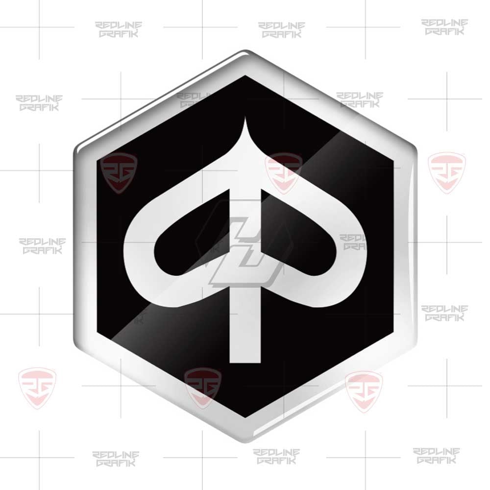 Piaggio Sticker Kabartmalı Ücretsiz Kargo