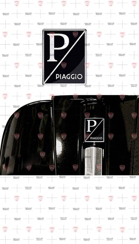 PIAGGIO VESPA GTS GTV LX LXV 125-150-250-300 3D Gümüş Logo