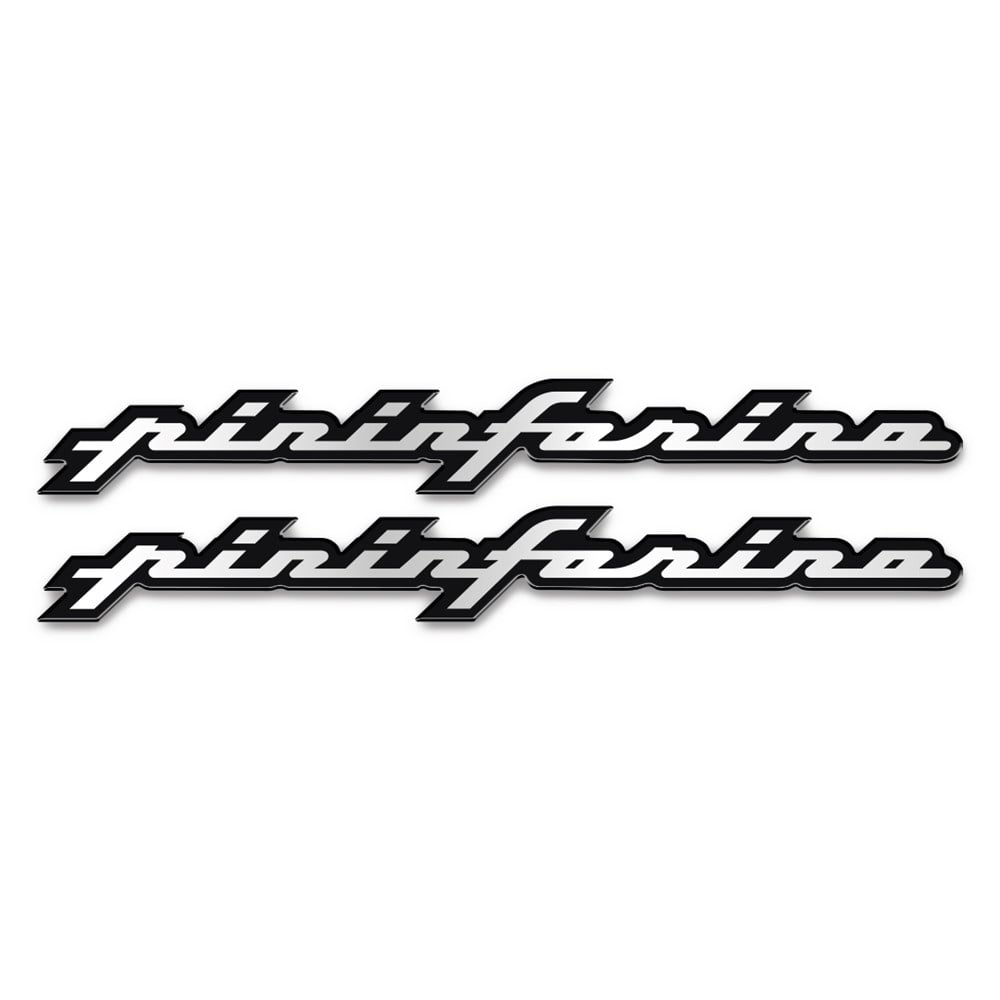 Pininfarina 3D Gümüş Sticker
