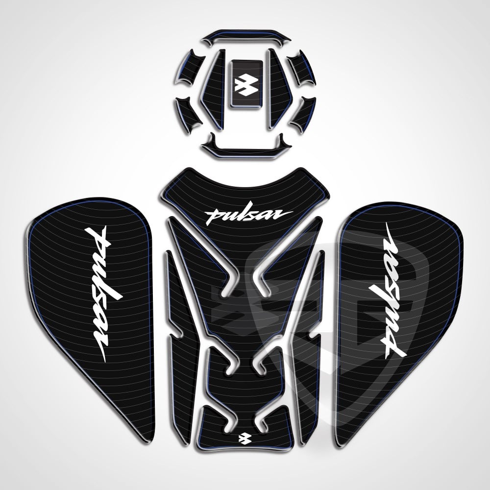 PULSAR TANK PAD SET NEW DESİGN SİYAH-MAVİ