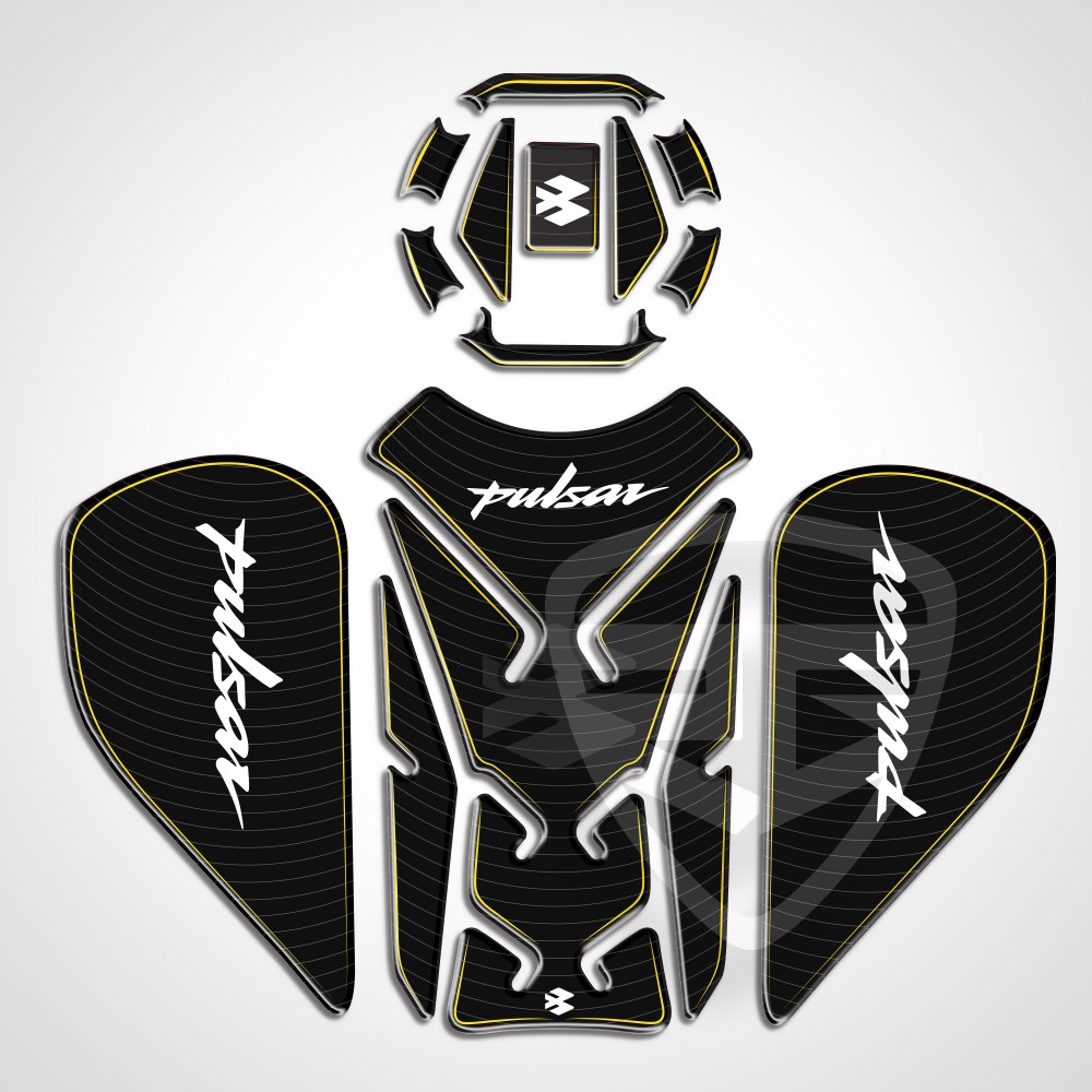 PULSAR TANK PAD SET NEW DESİGN SİYAH-SARI
