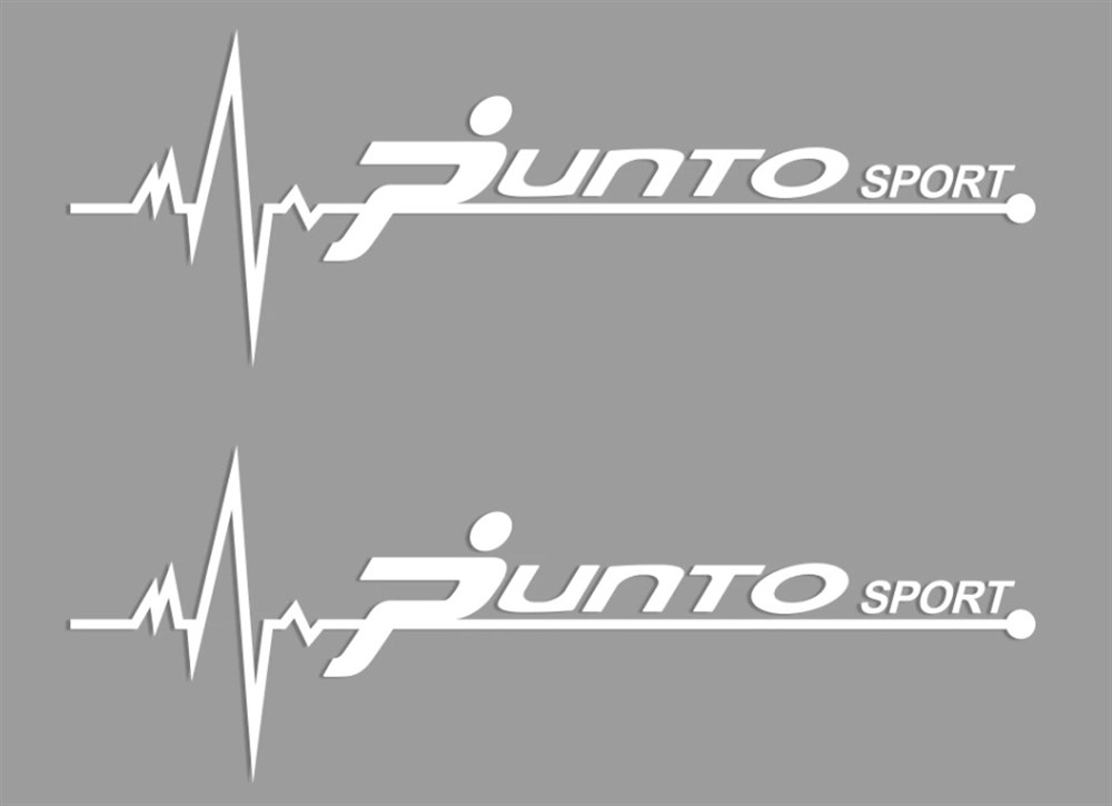 Punto Sport Sticker Beyaz 2 Adet