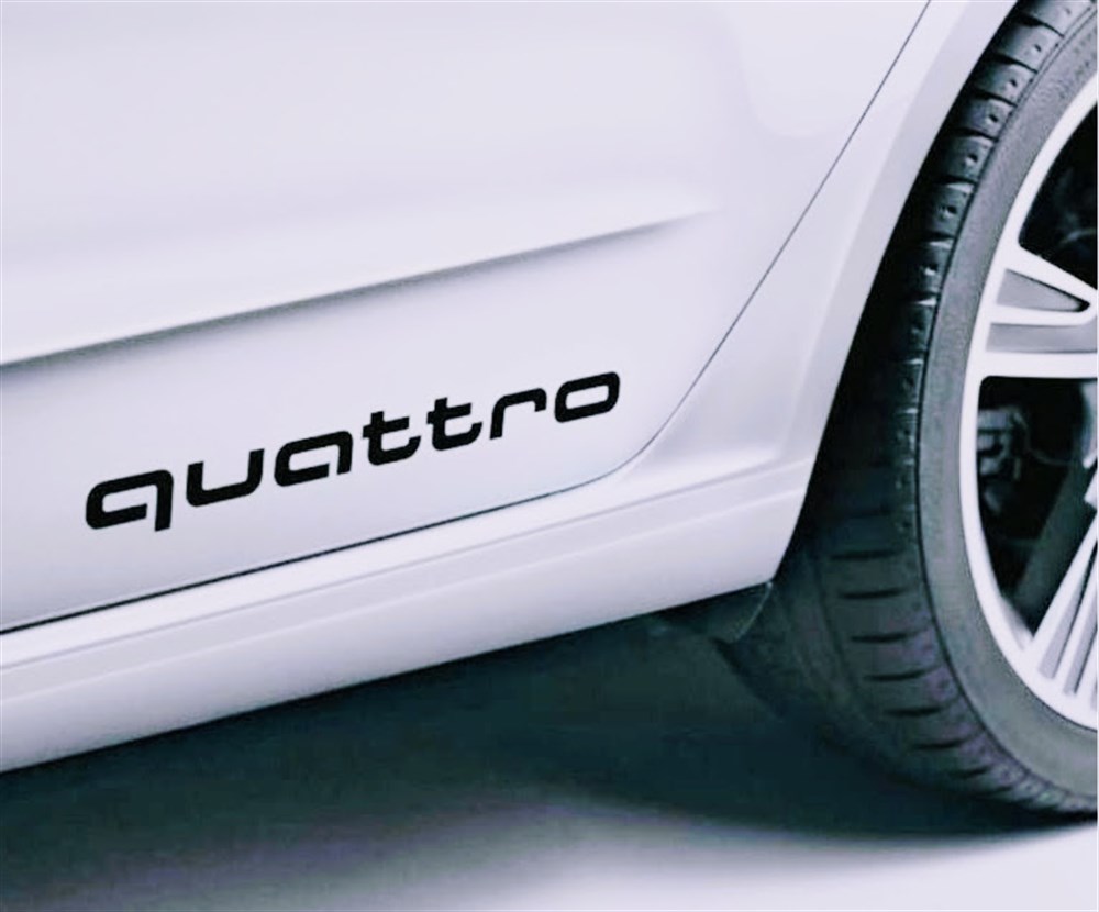 Quattro Vinly Oto Sticker Yapıştırma 2 Adet