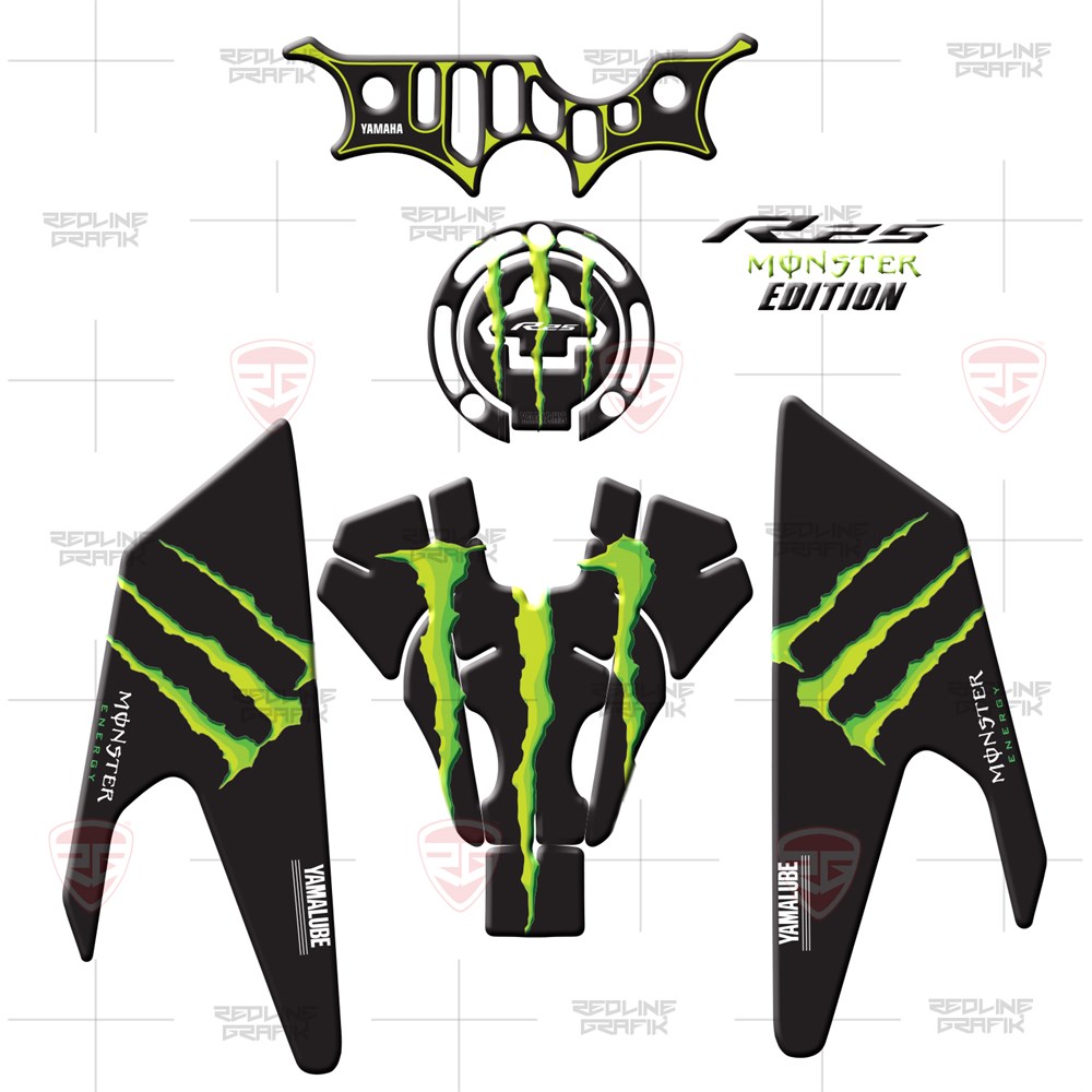 R25 Tank pad seti Monster Edition