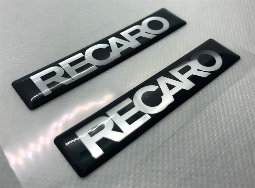 RECARO 3D STICKER 2 ADET