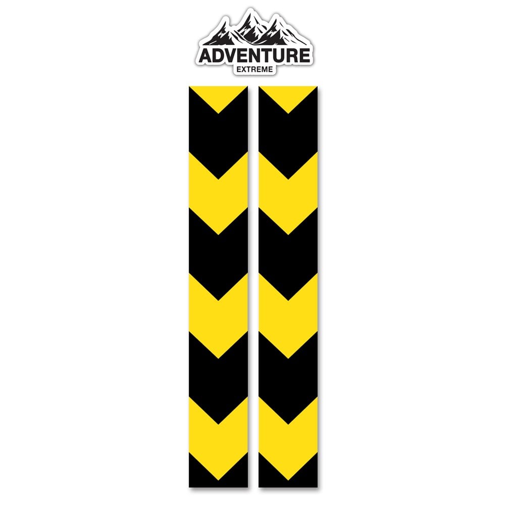 REFLEKTİF ÇANTA ŞERİT ETİKET İKİLİ SARI-SİYAH